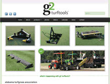Tablet Screenshot of g2turftools.com